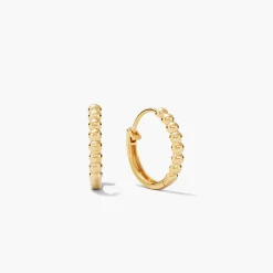Beaded Small Hoops