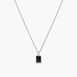 Black Onyx Pendant Necklace