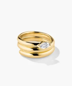 Boa Gemstone Coil Ring
