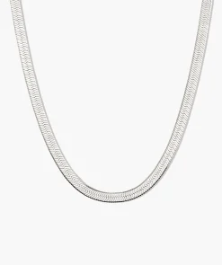 Bold Herringbone Chain Necklace