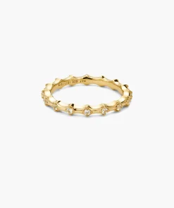 Charlotte Crest Stacker Ring