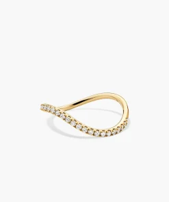 Dôme Figure Pavé Diamond Ring