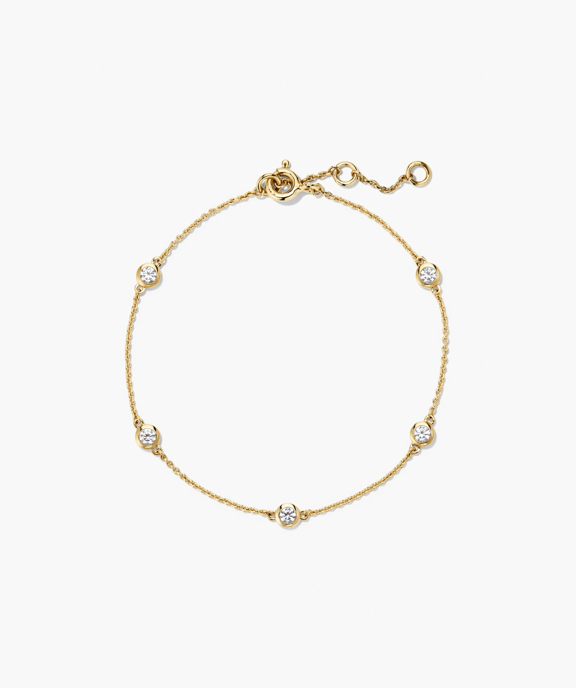 Lab Grown Sapphire Orbit Bracelet