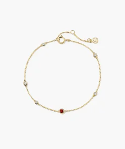 Multi Gemstone Station Bracelet