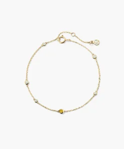 Multi Gemstone Station Bracelet