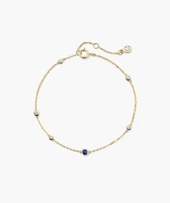 Multi Gemstone Station Bracelet