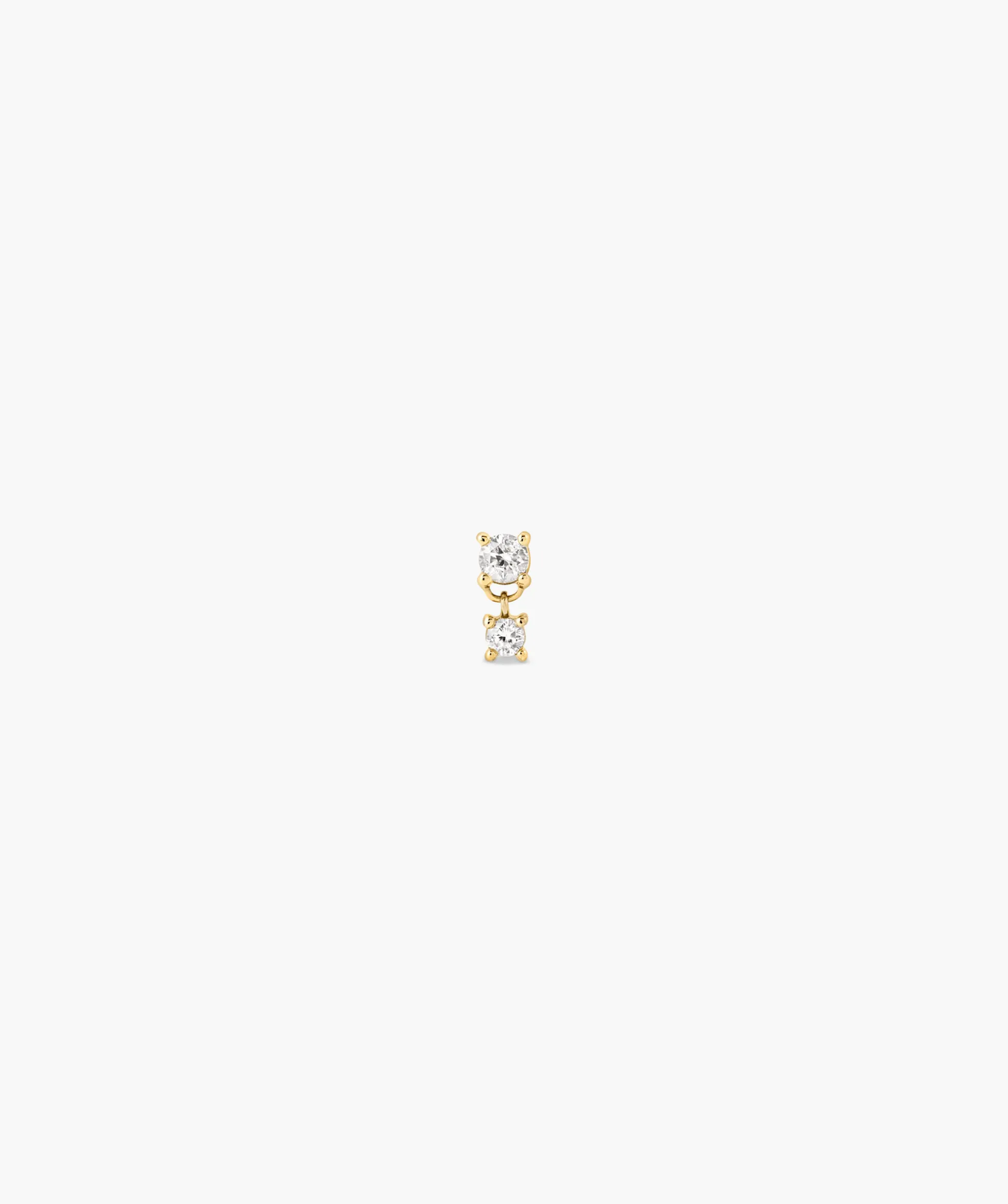 Piercing Studio - Single Diamond Droplet Stud