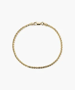 Round Box Chain Bracelet