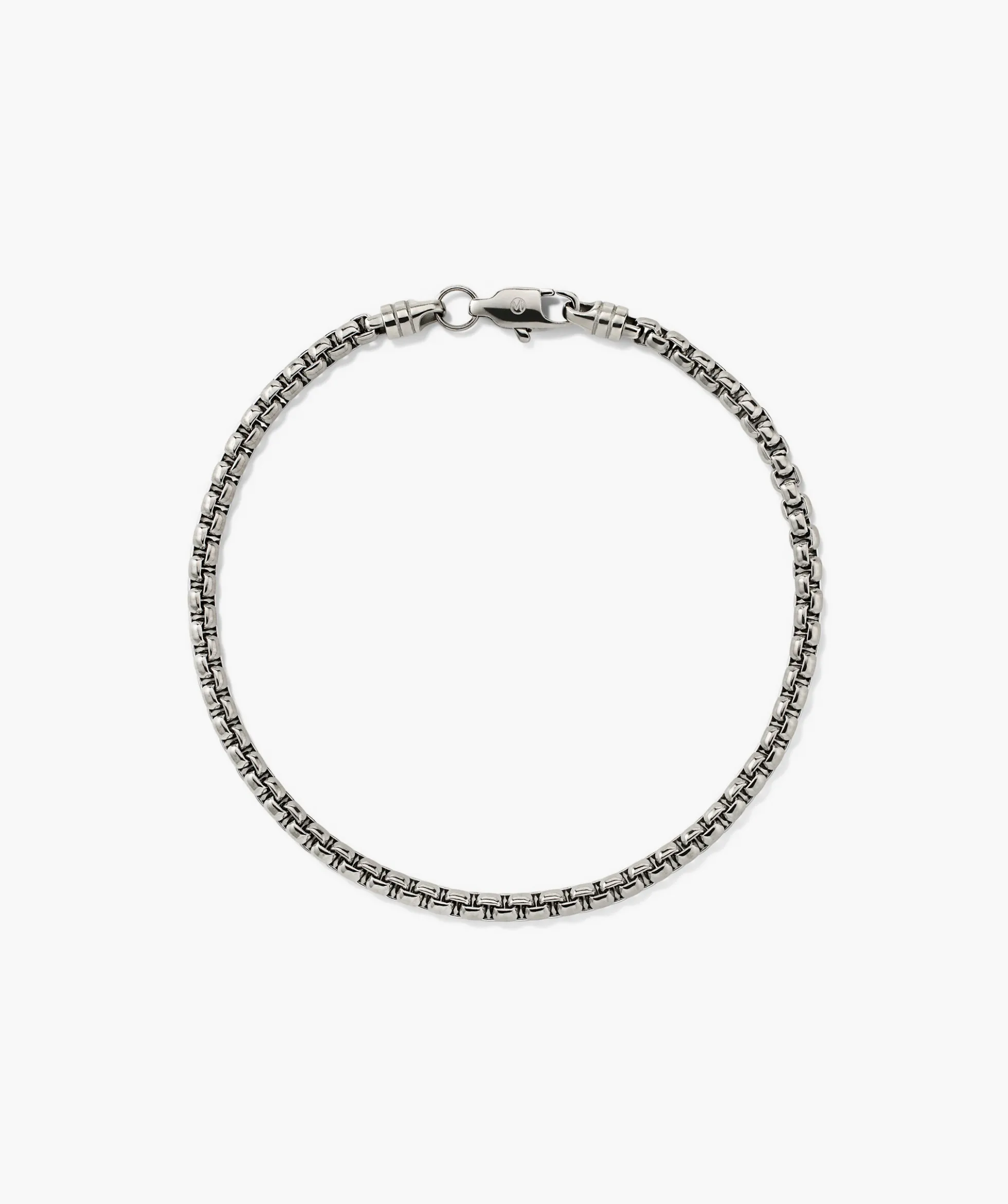 Round Box Chain Bracelet
