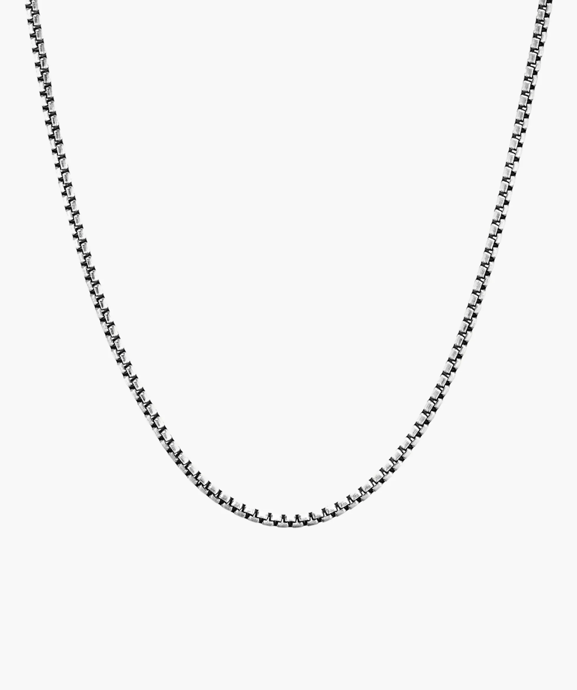 Round Box Chain Necklace