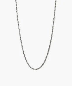 Round Box Chain Necklace