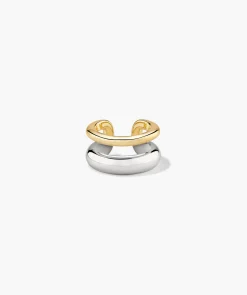 Single Duet Mixed Ear Cuff