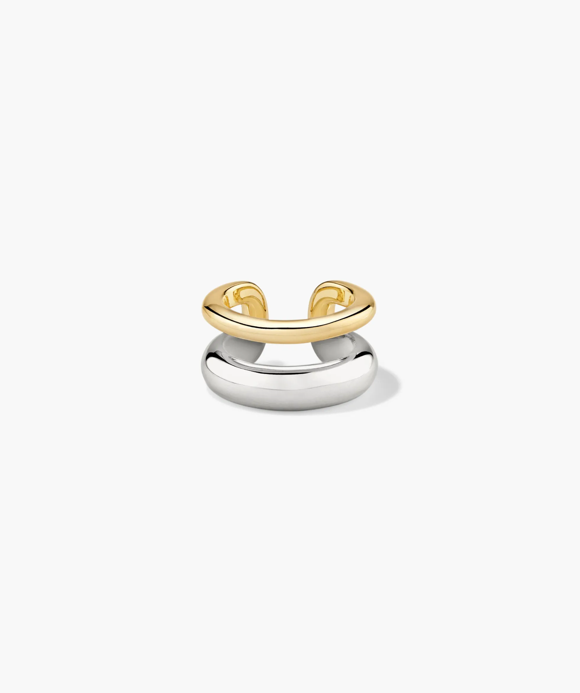 Single Duet Mixed Ear Cuff