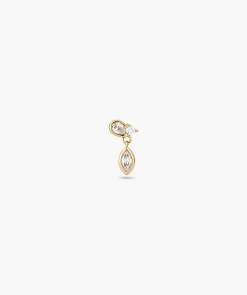 Single Lab Grown Diamond Drop Stud