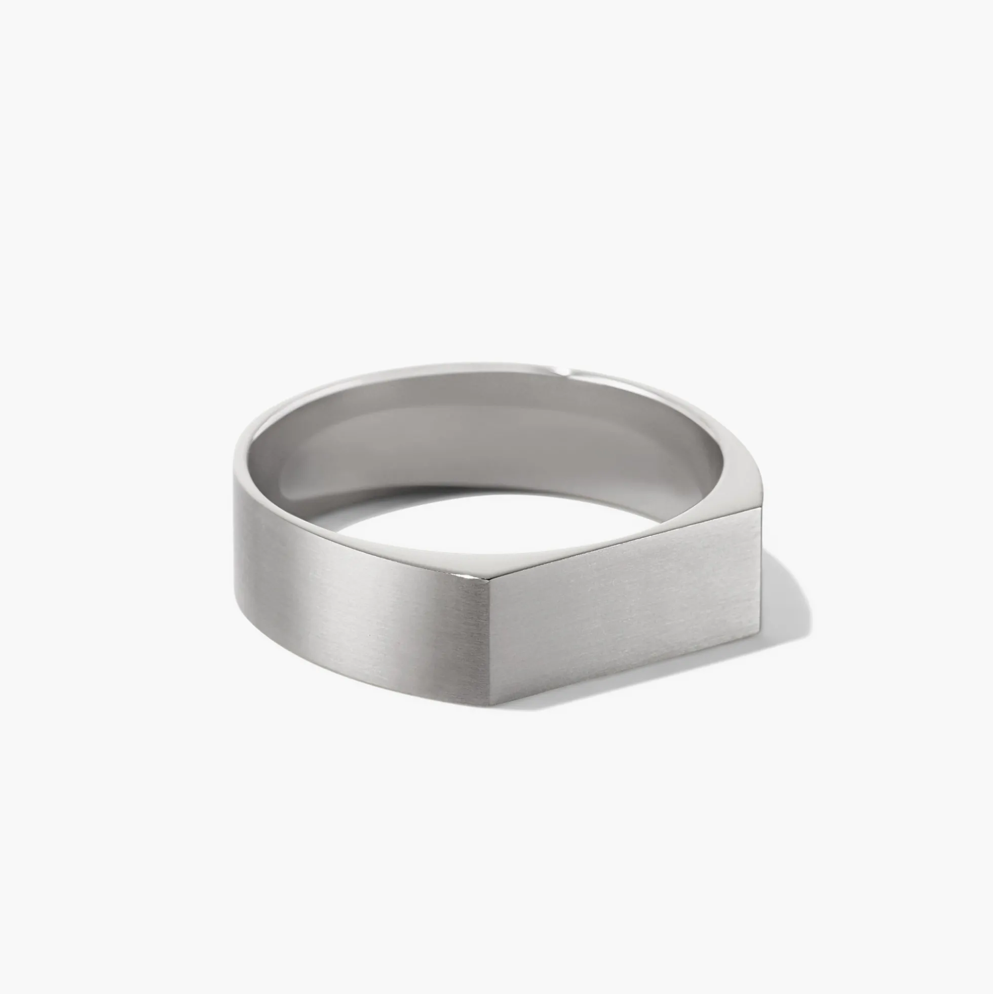 Slim Rectangular Signet Ring