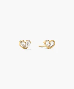Two of Hearts Studs